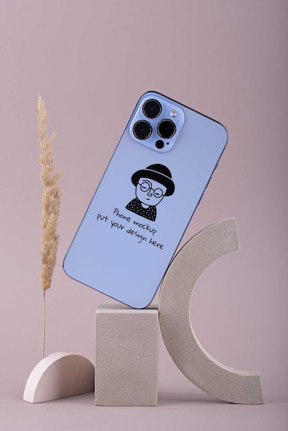 smartphone design mock-up