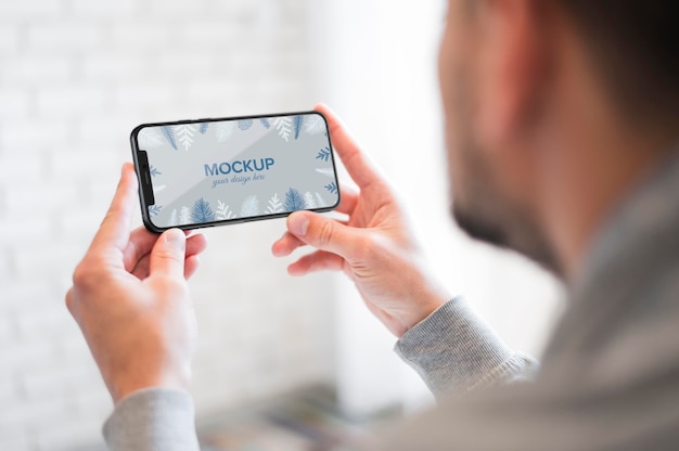 smartphone device concept mock-up
