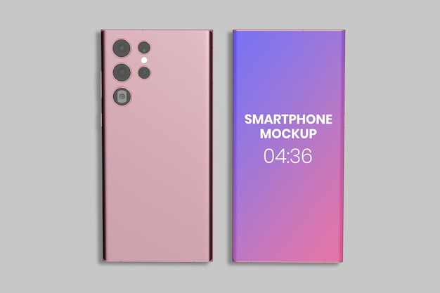 PSD mockup del dispositivo smartphone