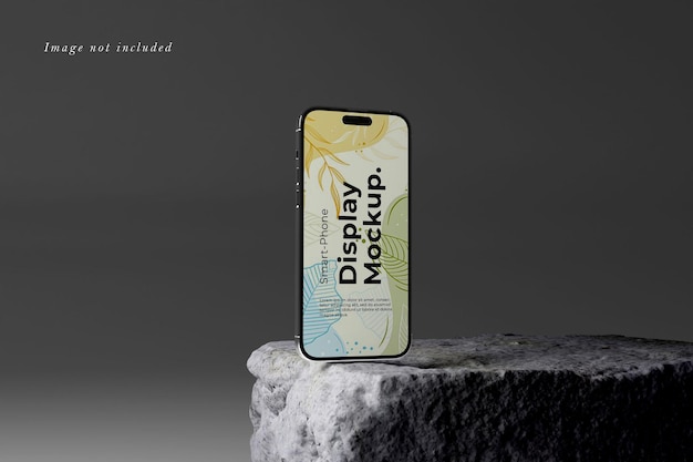 PSD smartphone display mockup