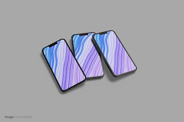 smartphone display mockup