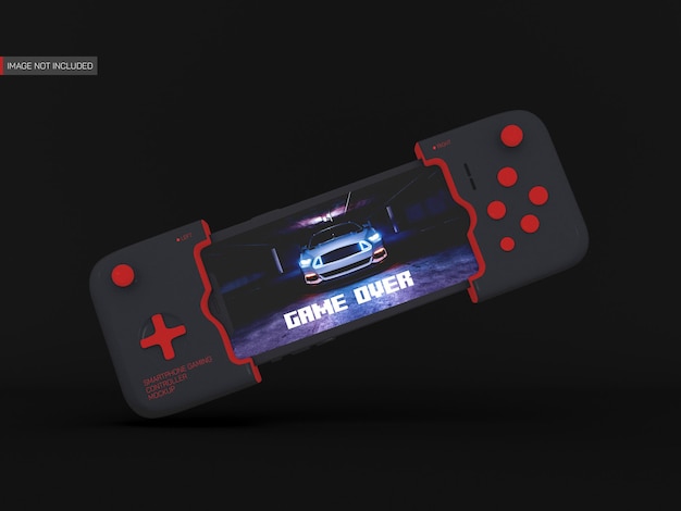 PSD mockup di controller di gioco per smartphone