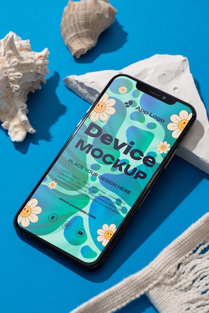 Smartphone met Caribische esthetiek