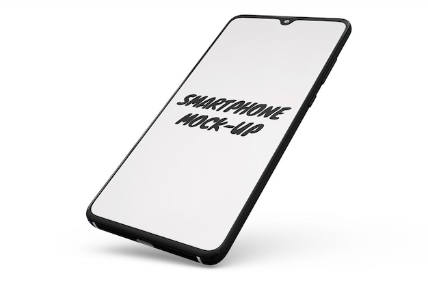 Smartphone-mock-up geïsoleerd