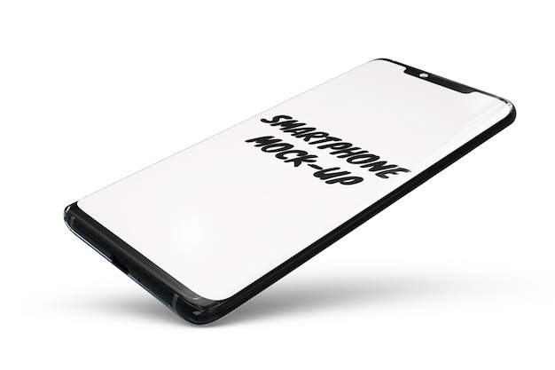 Smartphone-mock-up geïsoleerd