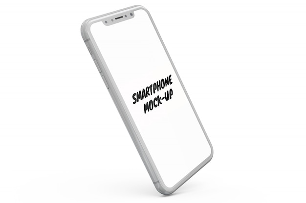 Smartphone-mock-up geïsoleerd