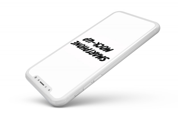 Smartphone-mock-up geïsoleerd