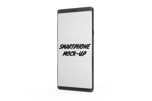 Smartphone-mock-up geïsoleerd