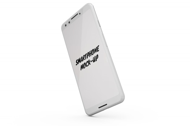 Smartphone-mock-up geïsoleerd