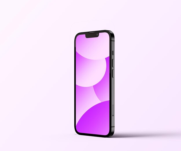 Smartphone mock-up geïsoleerde psd