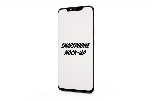 スマートフォンのモックアップ絶縁