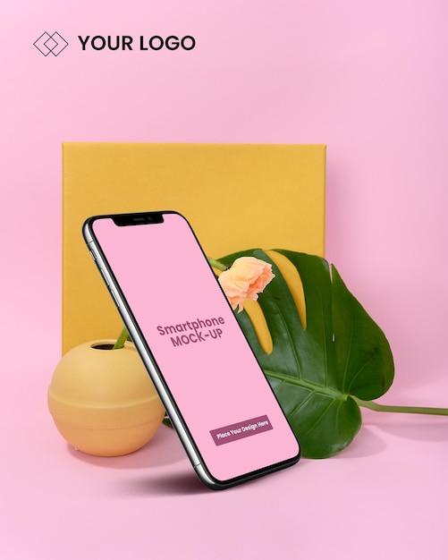 Smartphone mockup design Premium Psd