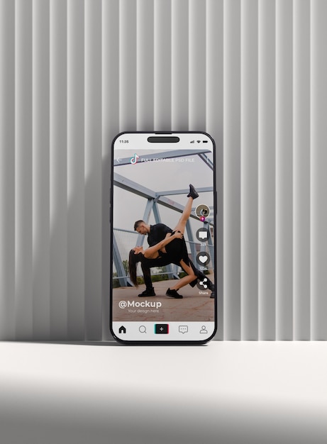 PSD smartphone  mockup design