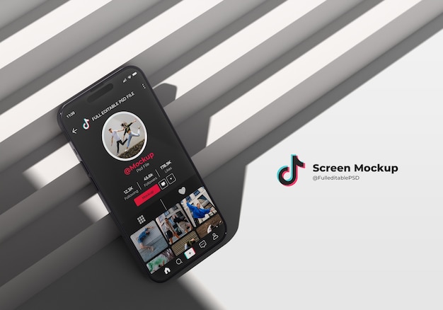 PSD progettazione del mockup dello smartphone