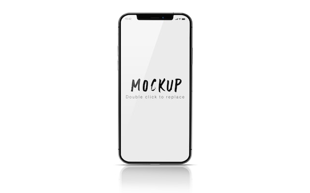 Smartphone-mockup geïsoleerd Psd