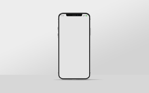 Smartphone mockup isolated