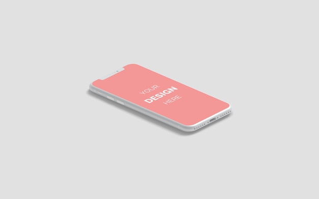 Smartphone mockup Premium PSD