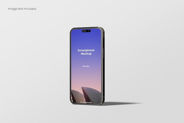 PSD smartphone mockup side view