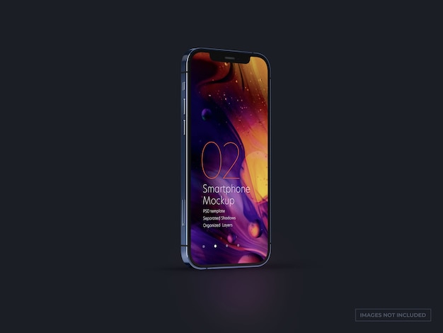 Smartphone mockup for ui designs