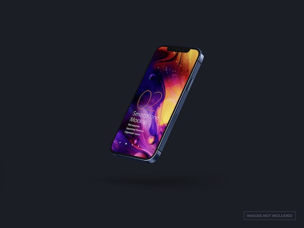 UIデザイン用のスマートフォンモックアップ