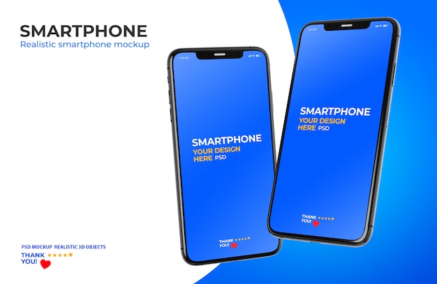 PSD smartphone mockup