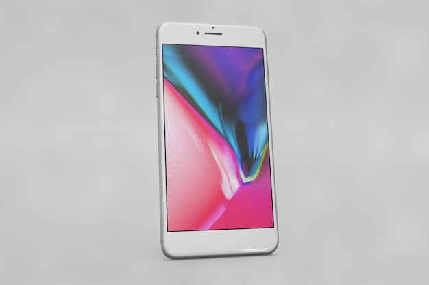 スマートフォンのモックアップ