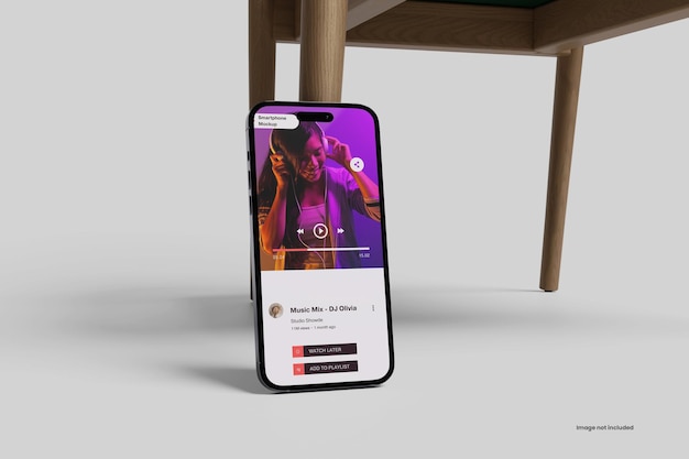 Smartphone mockup