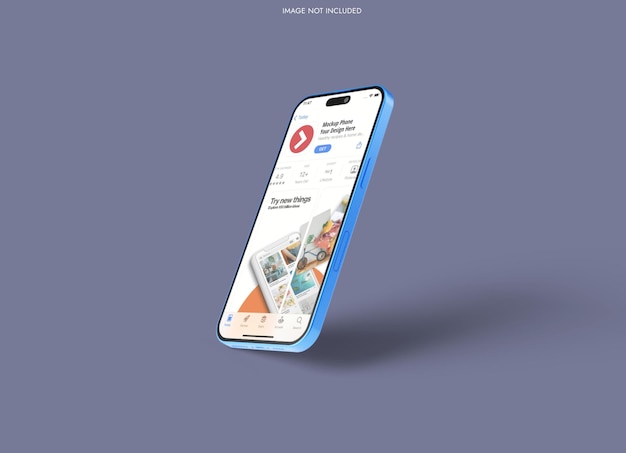 Smartphone Pro Mockup with the title of the website for the google search