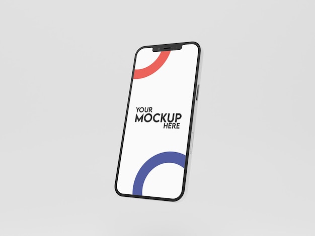 スマートフォン画面モックアップPSDスマートオブジェクトプレミアム