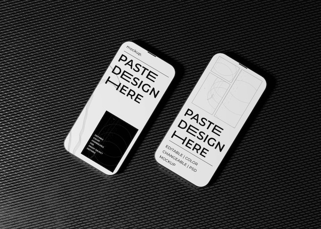 Mockup dello schermo dello smartphone