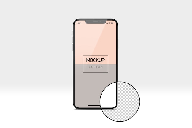 smartphone screen mockup