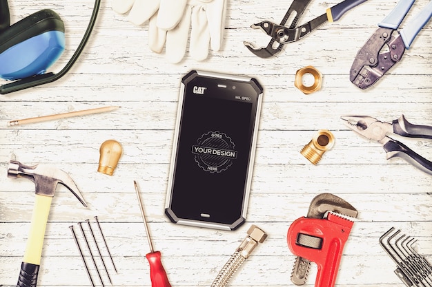 smartphone screen mockup
