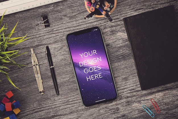 smartphone screen mockup