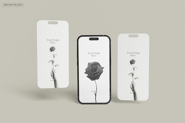 PSD mockup di smartphone e schermi