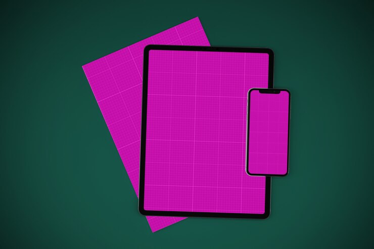 PSD smartphone and tablet mockup
