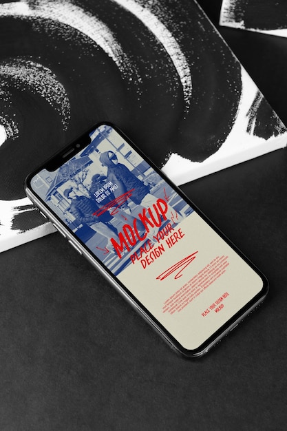 Smartphone tech device with chaos design