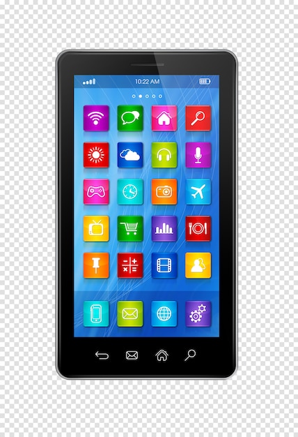 Smartphone Touchscreen HD - apps icons interface