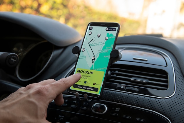 PSD smartphone utilizzato come gps in auto