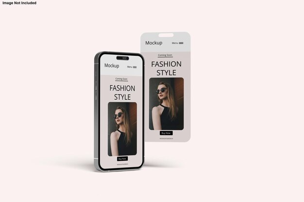 PSD smartphone con mockup dello schermo