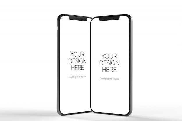 Smartphones mock up