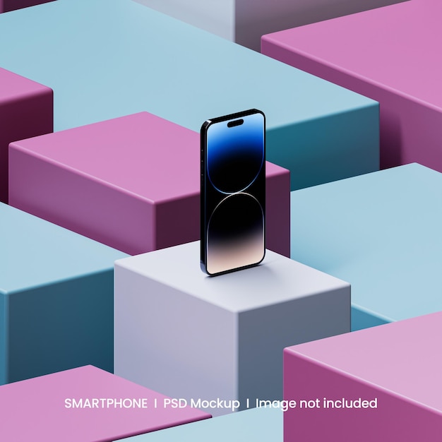 スマートフォンの画面モックアップ