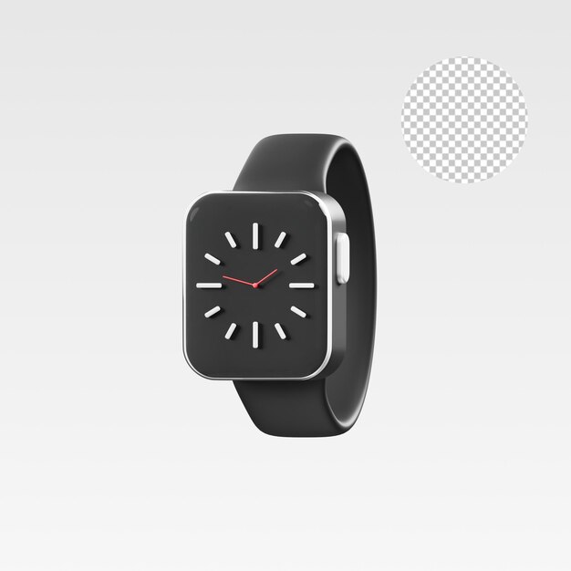 PSD smartwatch 3d-illustratie