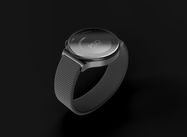 PSD smartwatch mockup. technology concept