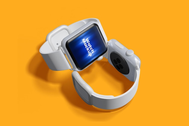 smartwatch v2 mockup psd