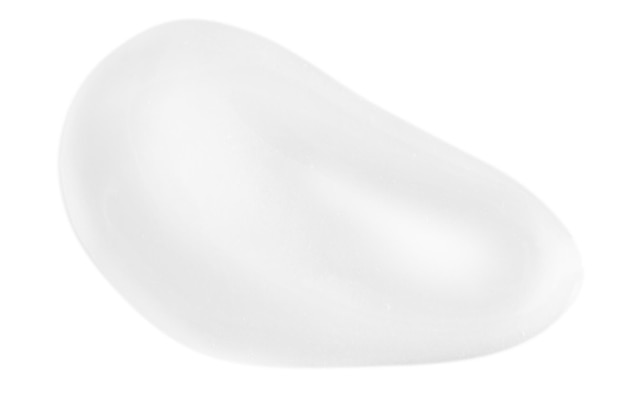 A smear of greasy melting cream on a blank background png