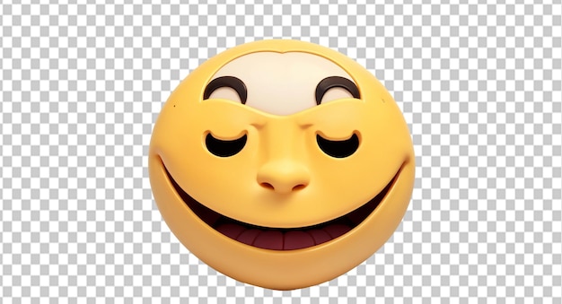 Smiley emoji op doorzichtige achtergrond