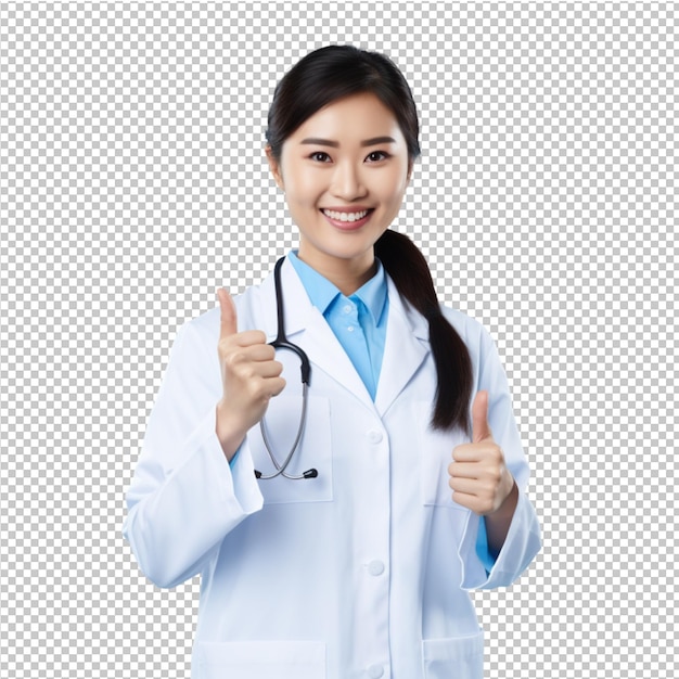 PSD smiling doctor in lab