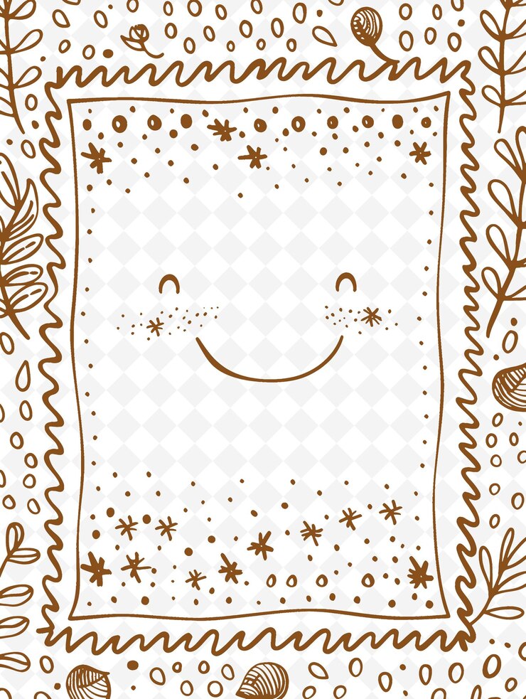 PSD smiling face with a smile on a white background vector art illustration