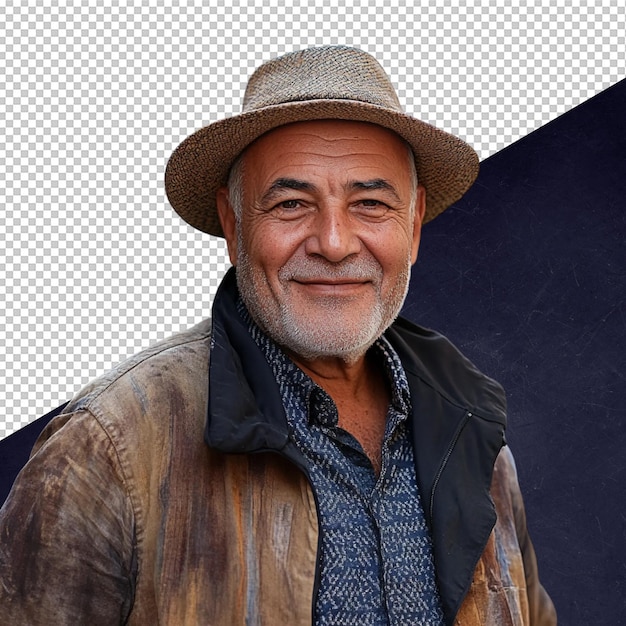 Smiling Old Man Portrait