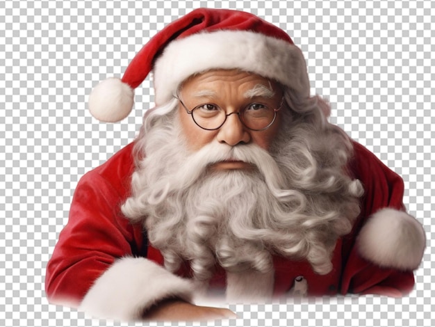 PSD smiling santa claus png